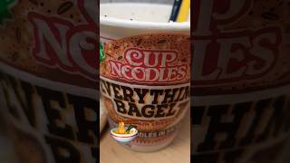 Everything Bagel Cup Noodles instantnoodles instantramen cupnoodles [upl. by Bridgette752]