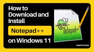 How to Download and Install Notepad in Windows 1011  2024 [upl. by Itra559]