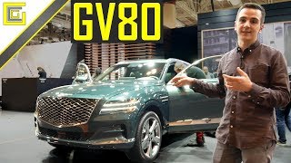 GENESIS FIRST SUV  2021 GENESIS GV80 First Look I Toronto Auto Show  2020 CIAS [upl. by Nrubua306]