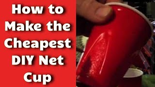 How to Make the Cheapest DIY Net Cup for Hydroponics I Ebb amp Flow Solo Cup [upl. by Ivzt582]