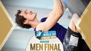 🔥IFSC Mens Final World Cup PRAGUE Bouldering 2023 💪🏼 [upl. by Ashling614]