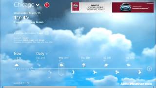 AccuWeathercom app for Windows 8 [upl. by Aushoj]