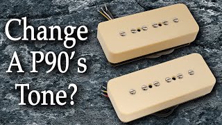 Changing The Tone Of A P90 Guitar Pickup [upl. by Trici203]