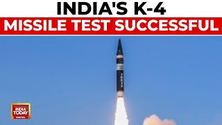 India Successfully Tests Nuclear Capable K4 Ballistic Missile  India Today [upl. by Evans]