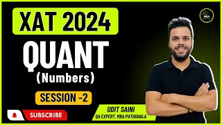 Day 02  XAT 2024  Crash Course  Quant Session 02  Udit Saini  Numbers [upl. by Frederick]