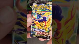 We opened a Crown Zenith booster pokemon pokemoncards pokemontcg crownzenith [upl. by Nicko286]