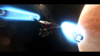 Kelvin Timelinestyled Dolly Zoom Warp Out Effect Vengeanceclass in Star Trek Online [upl. by Neirad816]