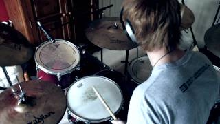 Darkshines  MUSE Drum Cover with Mics [upl. by Canale285]