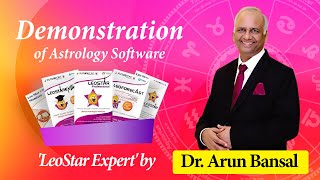 Demonstration of Astrology Software LeoStar Expert by Dr Arun Bansal  Future Point [upl. by Carilyn]