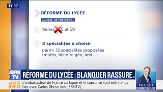 À quoi va ressembler le lycée avec la réforme du bac [upl. by Ear]