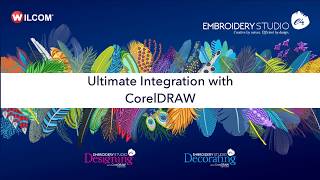 EmbroideryStudio e4  Ultimate Integration with CorelDRAW [upl. by Klatt]