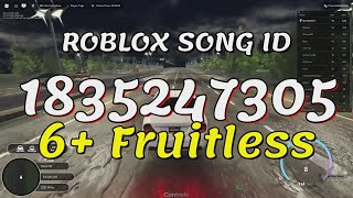 6 Fruitless Roblox Song IDsCodes [upl. by Levesque]