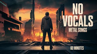 🎸 60 Minutes Epic Instrumental Metal Compilation  No Vocals  18 Powerful Tracks 🤘 [upl. by Anilam]