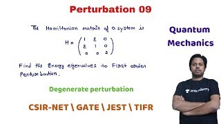 Perturbation Theory Question 09 Degenerate perturbation theoryPOTENTIAL G [upl. by Aicilav457]