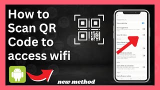 How to scan QR Code to access Wifi  Connect to WiFi with QR code scanner [upl. by Suicul]