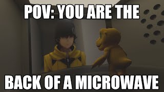 Agumon Digivolves while in a Microwave 3D Animation [upl. by Ahsemo724]