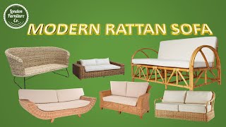 MODERN RATTAN SOFA [upl. by Stephenie996]