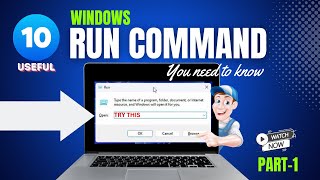 Top 10 Windows RUN COMMANDS Every User Should Know Part 1 🚀 [upl. by Secunda]