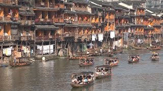 China Tourism  Ancient Fenghuang town [upl. by Anwat]