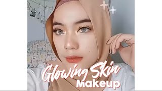 Tutorial Glowing Skin Makeup with Glow BB Cream and Loose Powder [upl. by Okihcas344]