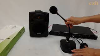 Cenfonix CM680A Gooseneck Microphone Conference Desktop Microphone with Chime Function [upl. by Arbas]