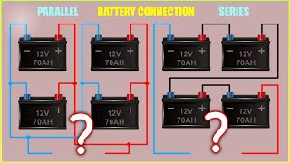 Series and Parallel Batteries 12V70AH [upl. by Dagall]