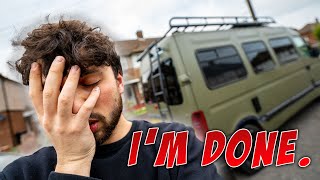 I GIVE UP VAN BUILD PART 3 [upl. by Crandale]