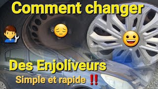 👨‍🔧Comment changer des enjoliveurs ‼️Simple et Rapide 😀 [upl. by Aria]