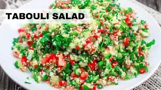 Tabouli Salad Recipe Tabbouleh  Easy Mediterranean Salad [upl. by Margery]