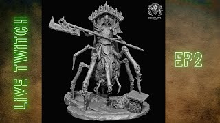 Modellismo e Pittura Heart Keeper from Bestiarum Miniatures EP2 LIVE TWITCH ITA [upl. by Eilyk139]