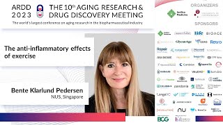 Bente Klarlund Pedersen at ARDD2023 The antiinflammatory effects of exercise [upl. by Ylen]