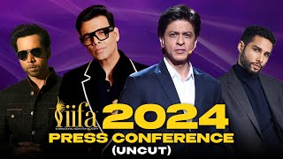 IIFA 2024  Press Conference UNCUT  Shah Rukh Khan  Karan Johar  Rana Dagubatti [upl. by Milore]