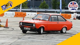 AutoSolo demonstration runs with Farnborough District Motor Club at British Motor Show 2024 [upl. by Neelik]