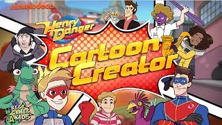 Henry Danger Cartoon Creator  Create Your Own KickButt Comic By Nickelodeon [upl. by Falcone]