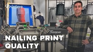 Nailing Screen Print Quality with Eduardo Carbia  Transom PR in Puerto Rico [upl. by Eoz]