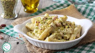 PASTA AL PISTACCHIO con pancetta e panna [upl. by Idnis]