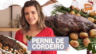 🎄 PERNIL DE CORDEIRO com batatas como fazer a receita salgada para o Natal  Ju Ferraz no Nhac [upl. by Kendra37]