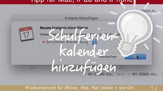 App Tipp Kalender SchulferienKalender laden [upl. by Spracklen]