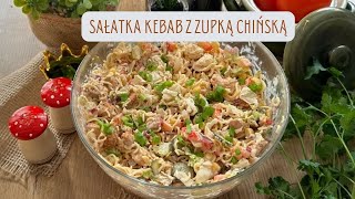 Sałatka kebab z zupką chińską Idealna na każdą imprezę i nie tylko [upl. by Galang]