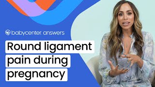 Round ligament pain during pregnancy [upl. by Aimej852]