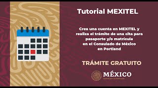 Crea una cuenta en MEXITEL y tramita una cita para pasaporte matrícula o INE [upl. by Ylrehc]