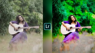 Lightroom green colour tone photo editing [upl. by Jelks218]