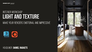 LIGHT and TEXTURE  3Ds Max  Corona Render Interior Visualization Tutorial [upl. by Nyrhtac]