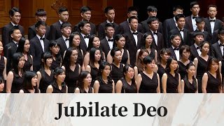 Jubilate Deo Peter Anglea  National Taiwan University Chorus [upl. by Kaczer]