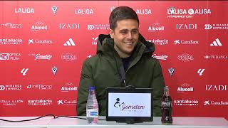 Rueda de prensa CD Mirandés vs Real Zaragoza [upl. by France]