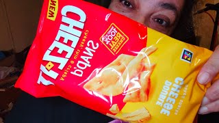 New to me Cheez it sainsburys boy are the cheesy viralvideo newtome tastetest [upl. by Akeenat365]