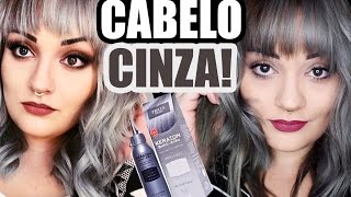 COMO PINTAR O CABELO DE CINZA GREYGRANNY HAIR [upl. by Zenobia389]