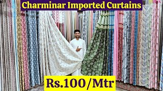 Charminar Home Furnishing Handlooms Manufacturer Imported Curtains Collection [upl. by Cornelie]