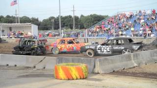 Monroe County Fair Demolition Derby [upl. by Leirol]