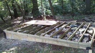 How To Build a Level Shed tiny houses barn foundation platform by Jon Peters [upl. by Gerrilee]